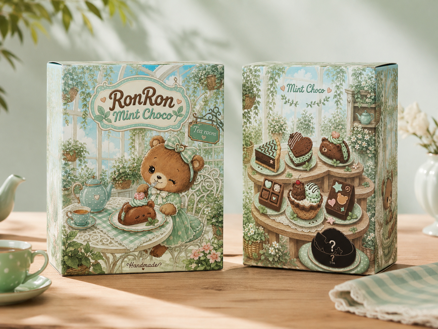 [Mint Choco] Soft Squeeze Toy Blind Box, Silicone Material, Stress Relief Slow Rebound Toy