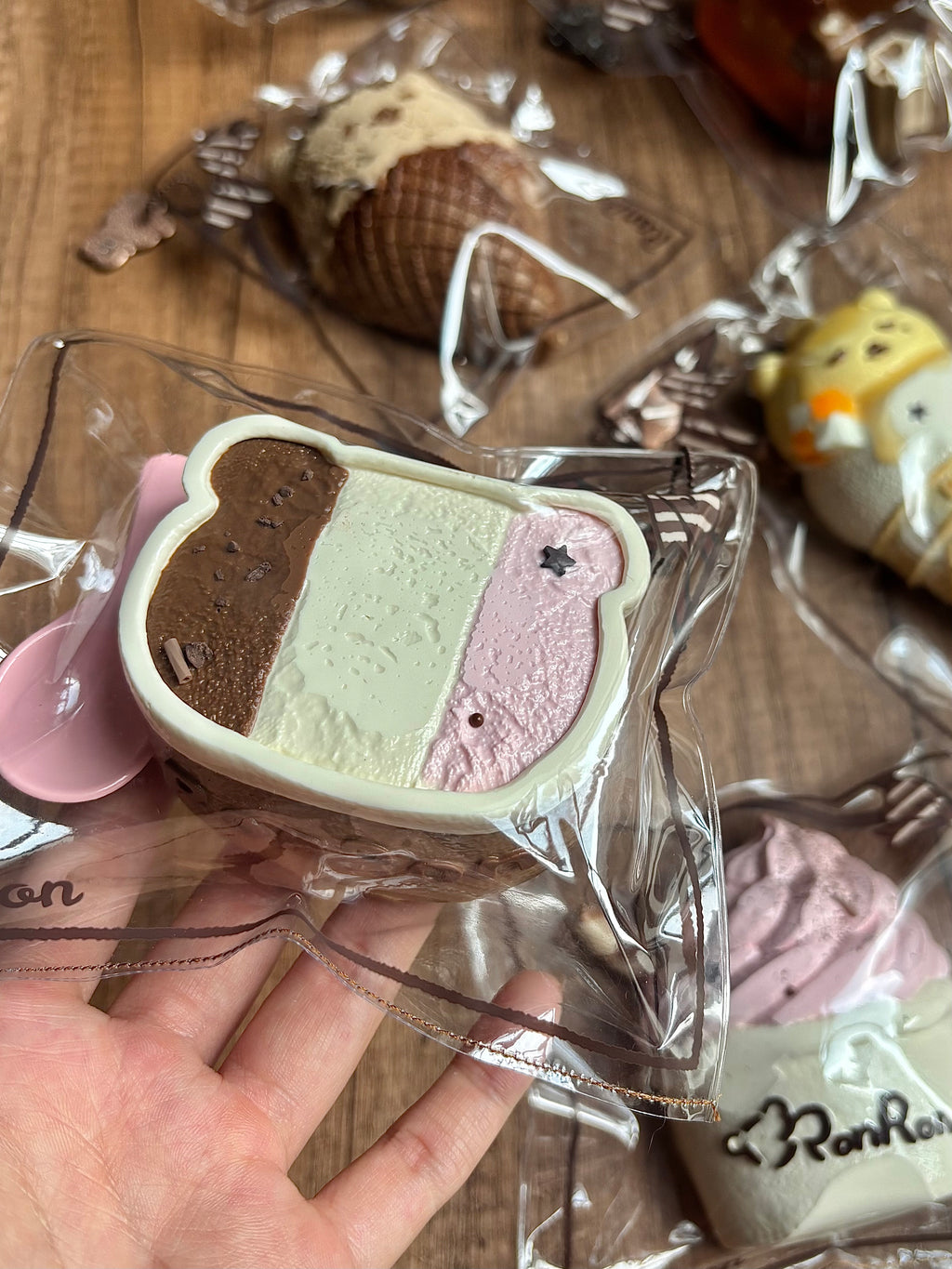 [Ice Cream Track] Soft Pinch Toy Blind Box Silicone Slow Rebound Decompression Toy