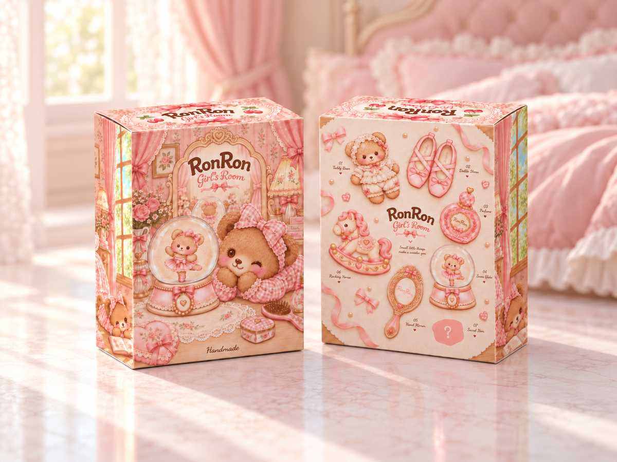 [Girl's Room Complete Set of 6] Soft and Squishy Toy Blind Box, Silicone Material, Stress-Relieving Slow-Rebound Toys (Copy)