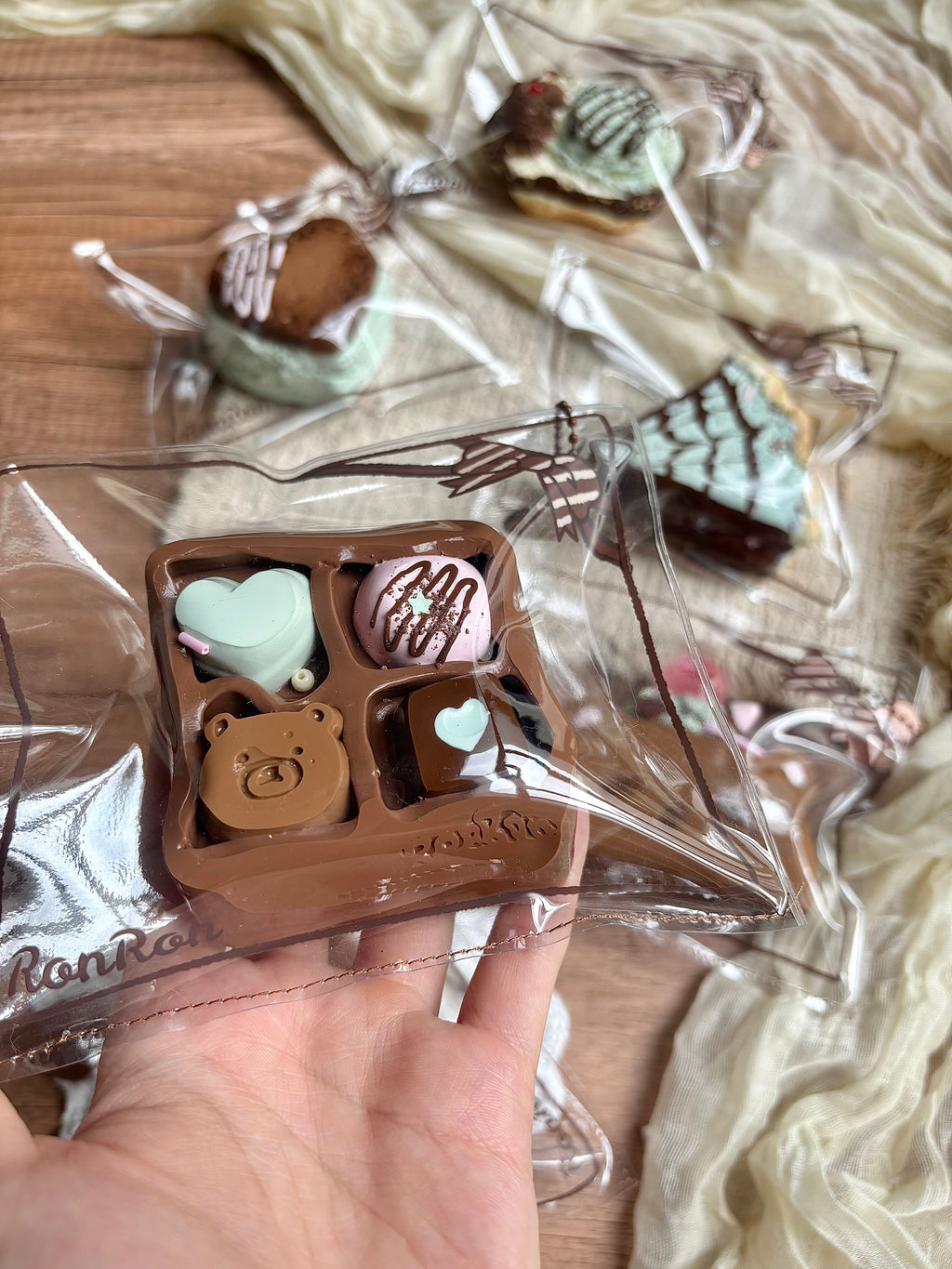 [Mint Choco] Soft Squeeze Toy Blind Box, Silicone Material, Stress Relief Slow Rebound Toy