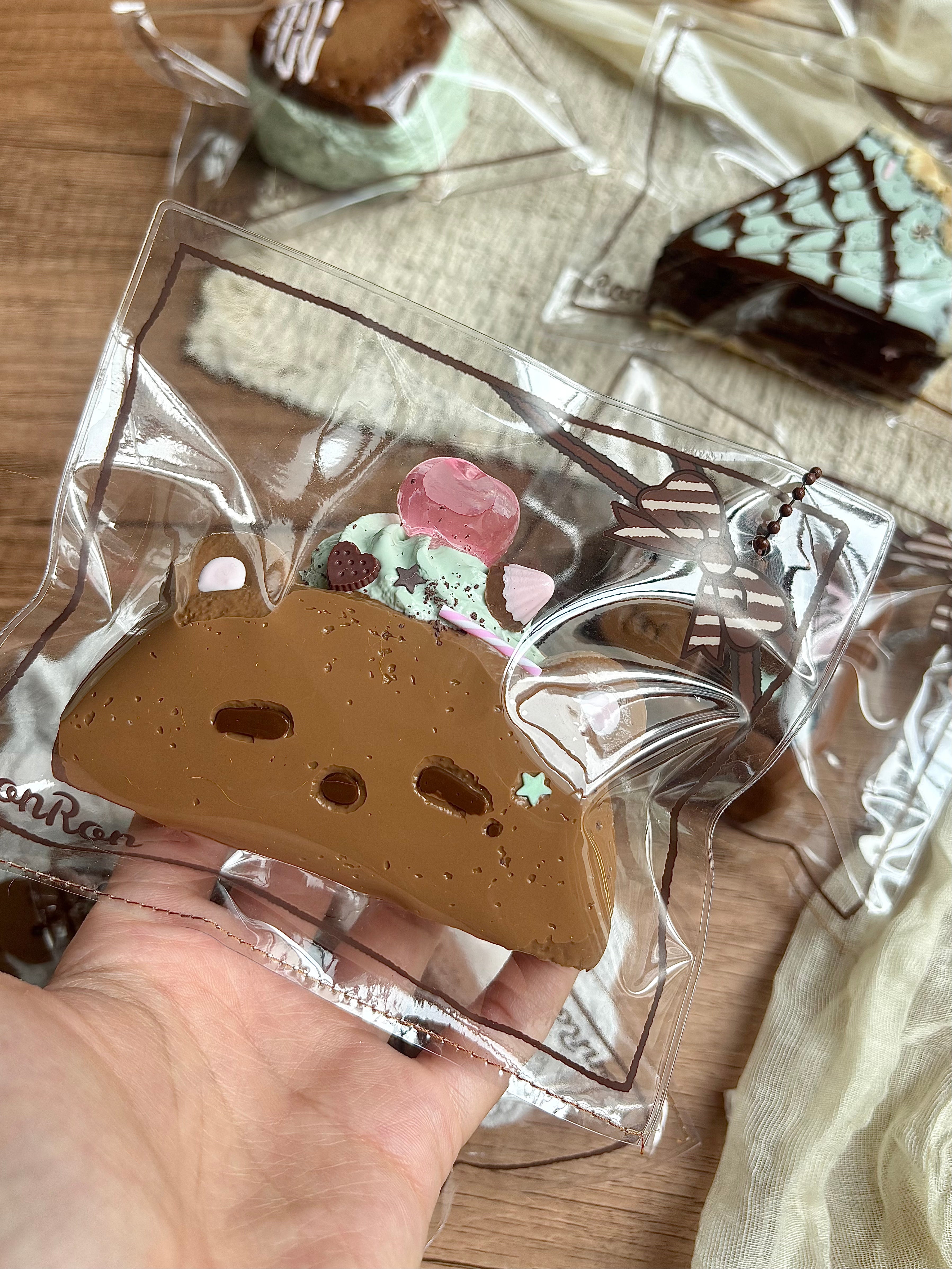[Mint Choco] Soft Squeeze Toy Blind Box, Silicone Material, Stress Relief Slow Rebound Toy