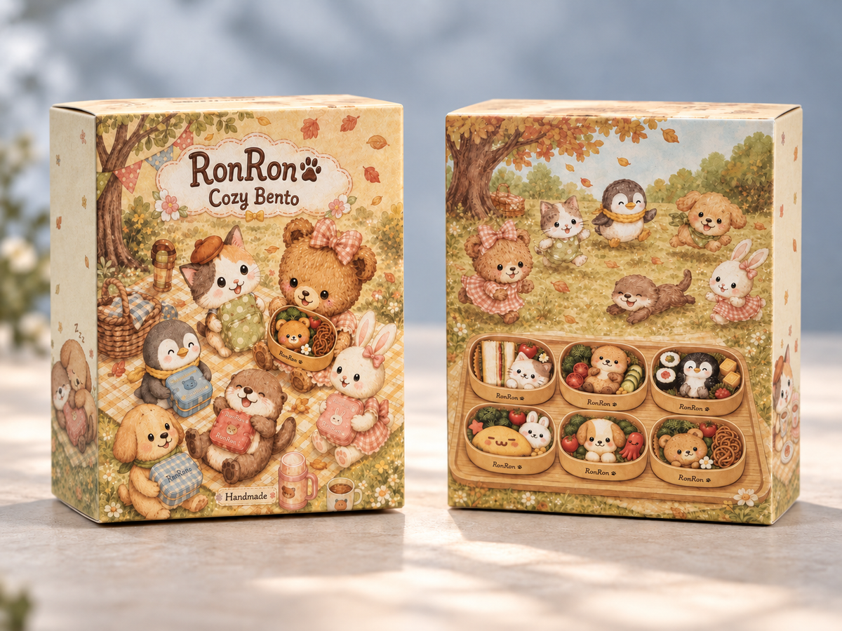 【Cozy Bento】 Soft Squishy Toy Blind Box, Silicone Material, Stress-Relief Slow-Rising Toy