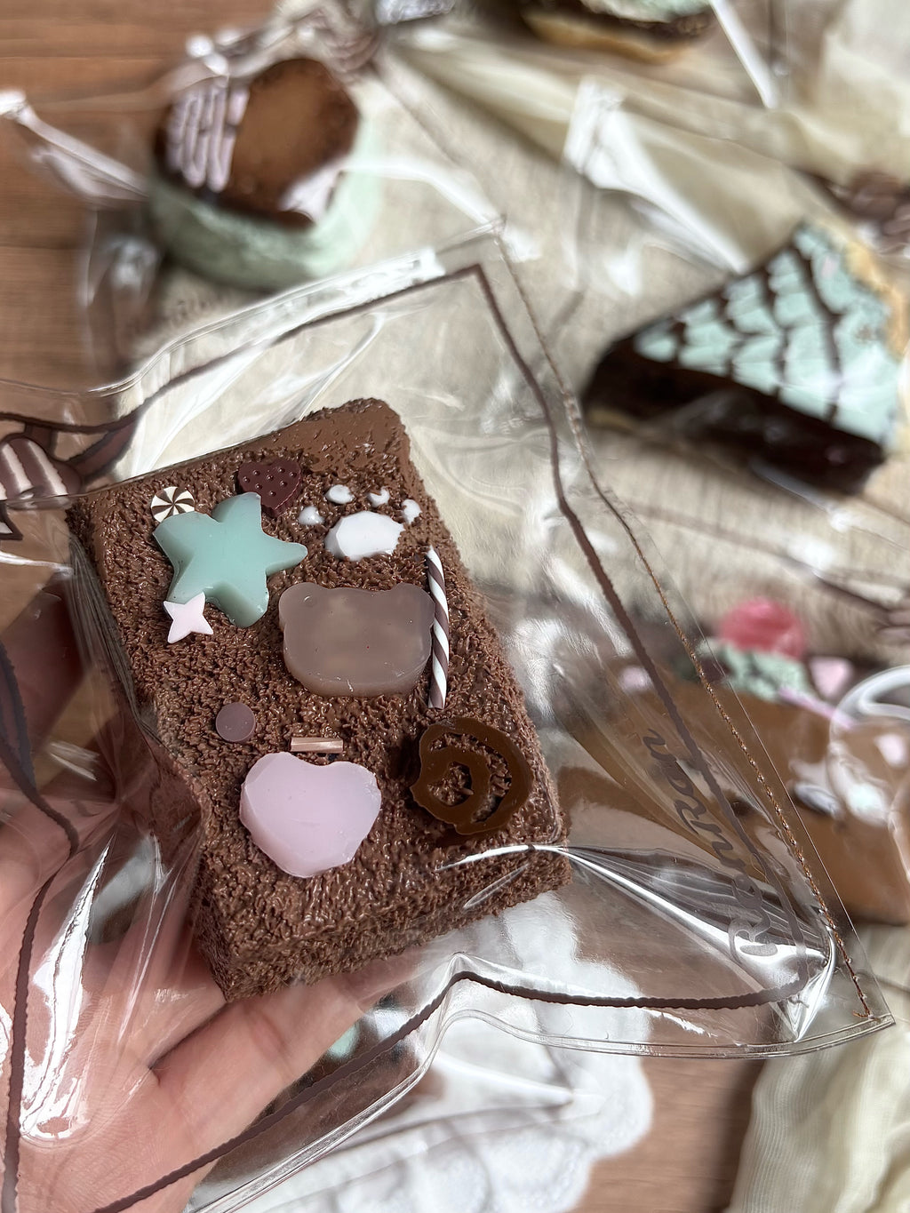 [Mint Choco] Soft Squeeze Toy Blind Box, Silicone Material, Stress Relief Slow Rebound Toy